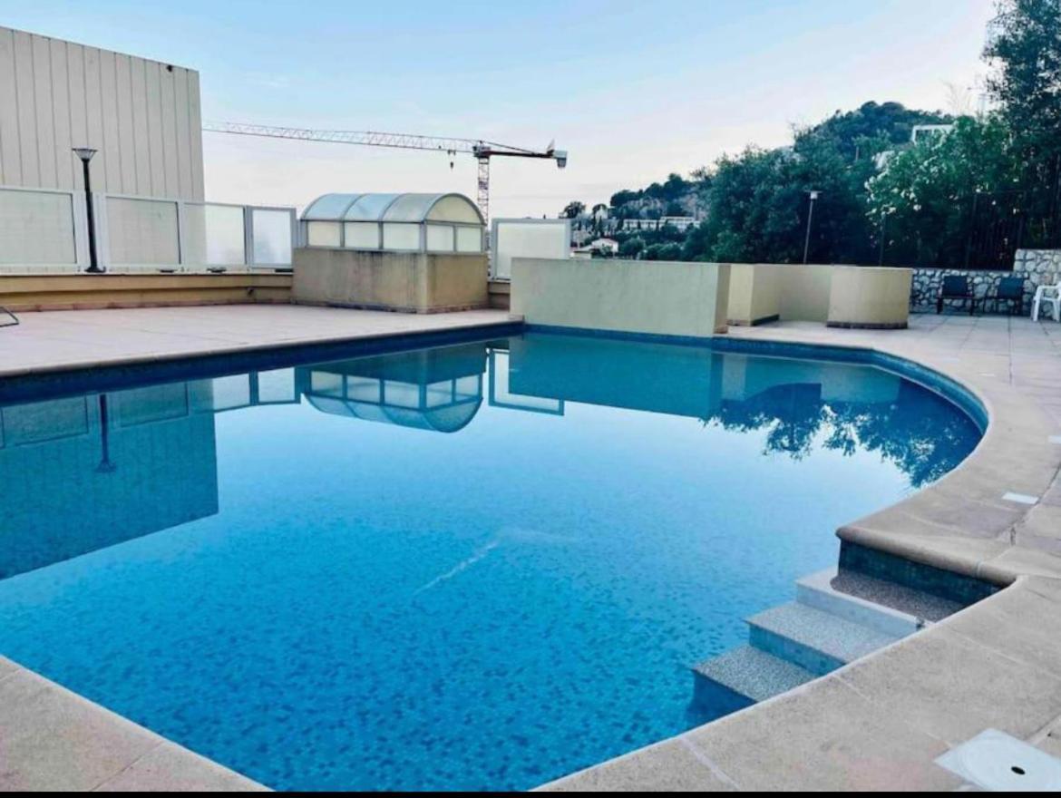 Appartamento Reve Au 7E Ciel Piscine Baie De Monaco Beausoleil Esterno foto
