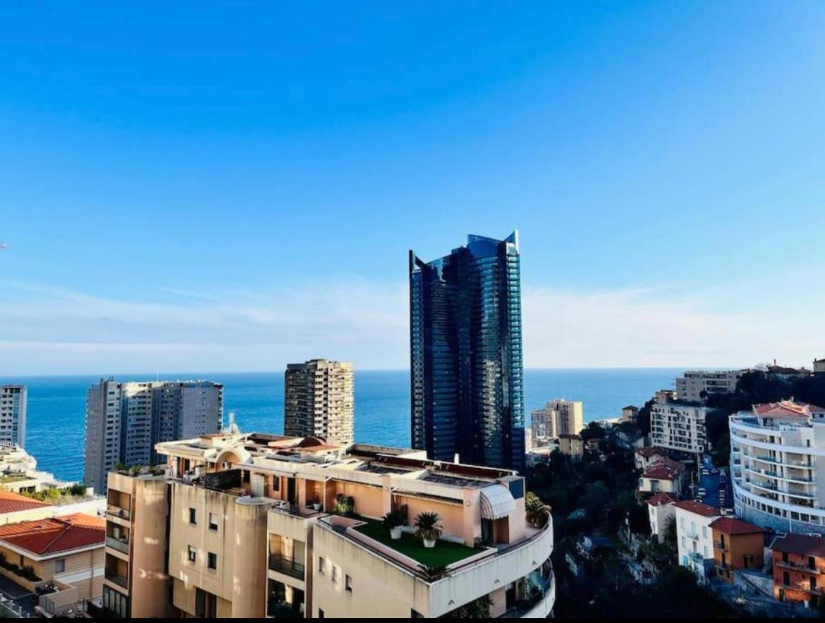Appartamento Reve Au 7E Ciel Piscine Baie De Monaco Beausoleil Esterno foto